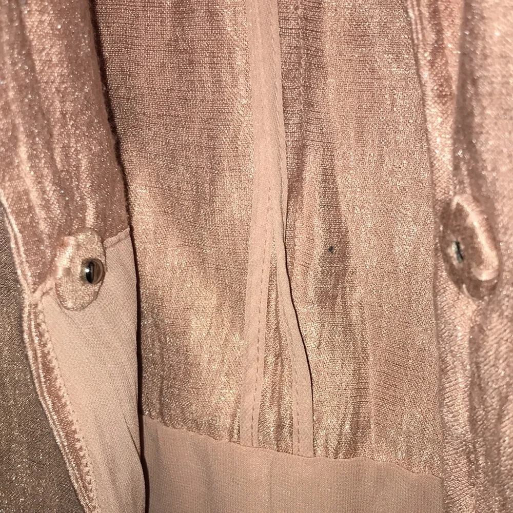 Lux Vintage Simply Vera Wang Classy Sparkling Salmon Beautiful Blazer - Picture 6 of 6